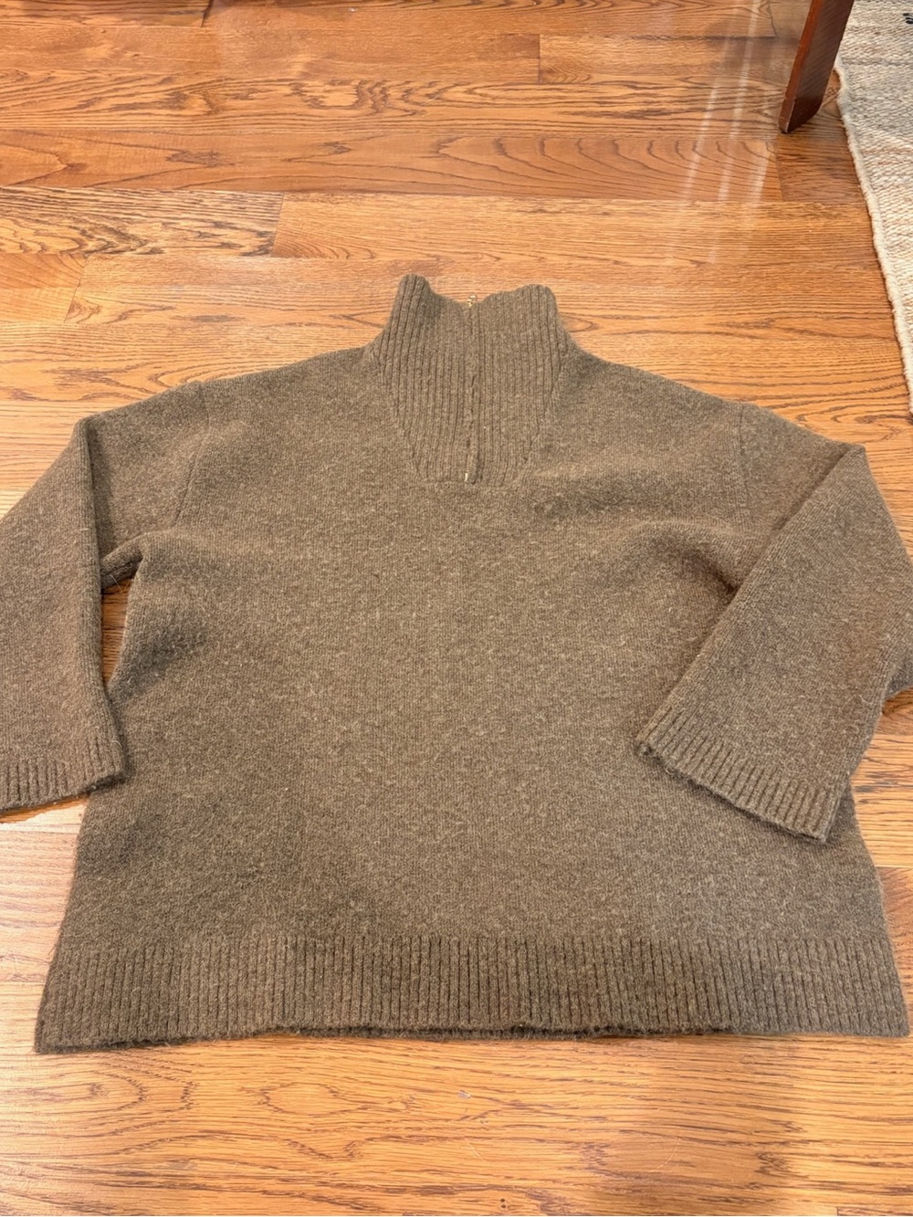 Nanushka Olive Brown Turtleneck Sweater